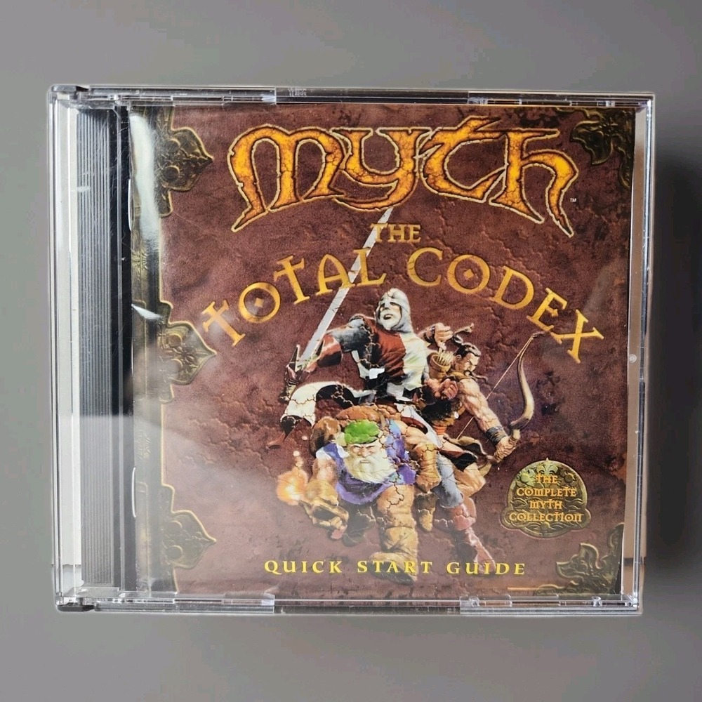 Myth: The Total Codex (WIN 95/98 & MacOS) Preowned 3-Disc‎ 2- Games 17+yrs